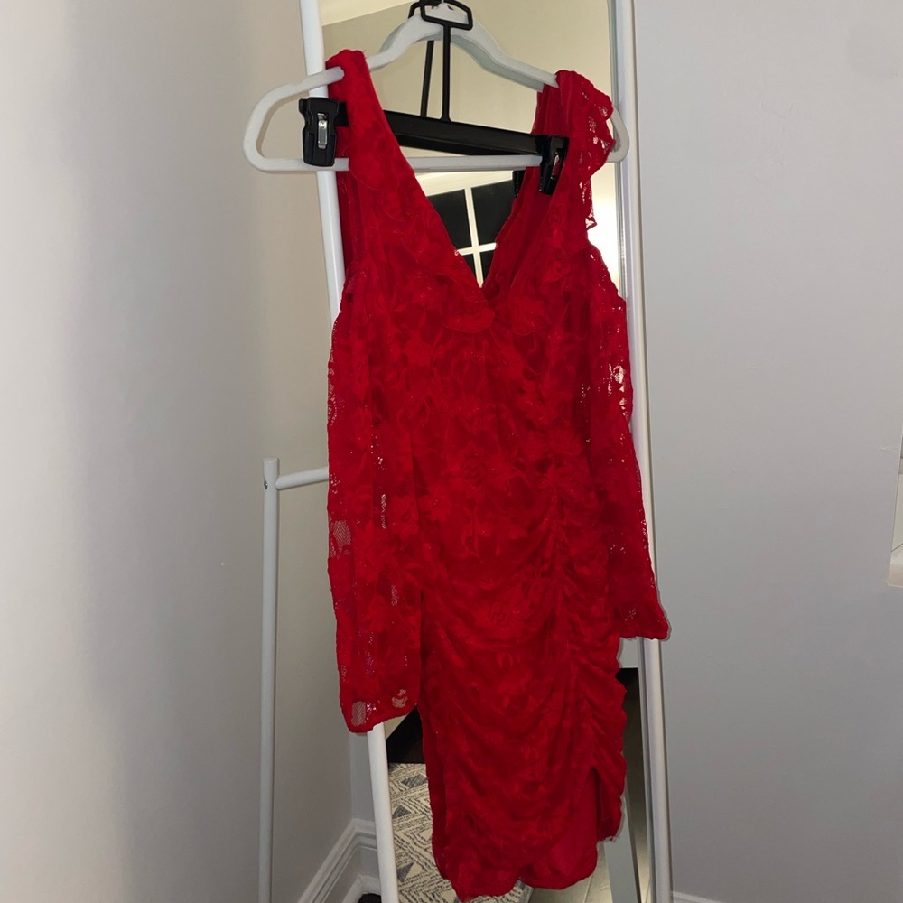 Red dress